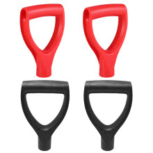 4Pcs Plastic D-Shaped Grip Handles for Shovels Portable Replacement
