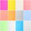 12pcs Colored Heat Shrink Plastic Sheets Shrink Art Sheets 9