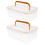 Breastmilk Storage Container Clear Pp For Freezer Multi 2pcs 1