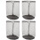 4 Pcs Sporting Cones Bag Carry For Dish Net Travel 3