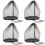 4 Pcs Sporting Cones Bag Carry For Dish Net Travel 5