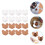 Chocolate Wrapper Cup White Paper 100pcs 1.3x1.3in 4