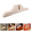 Folding Room Divider For Sturdy Support Beige 6pcs 10