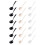 18pcs Rice Serving Spoon Pp Beige Practical Shapes 2