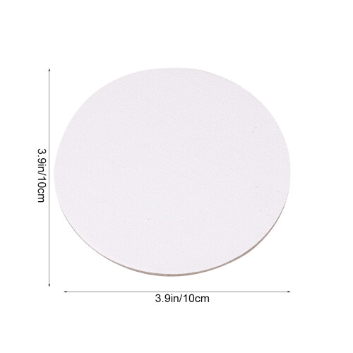 Artist Canvas Round Canvas Drawing Board Cotton 8pcs 1