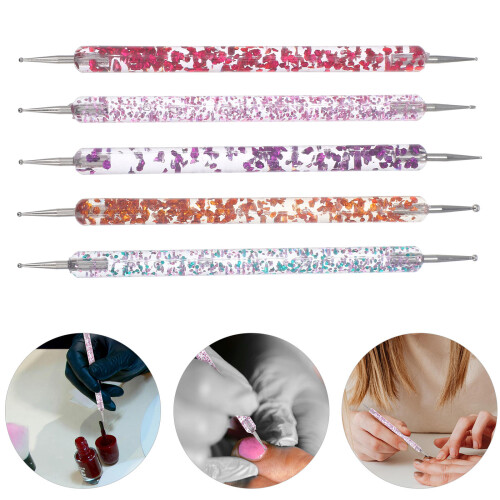 5 Pcs Nail Pen Set Gel Nails Tools For Professional 2