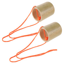 Coordination Enhancement Stilts Bamboo Cylindrical 2pcs