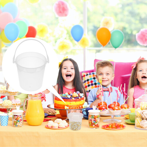 Drink Bucket White 10pcs 11.8x7.9in 1