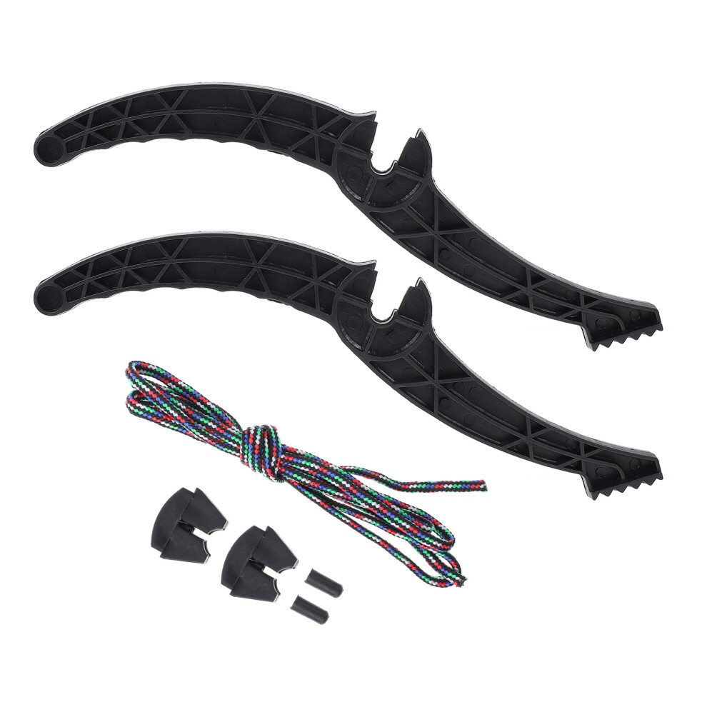 Snowboard Skiing Accessories Sleds Brake Handle Anti-Slip Pads Plastic