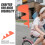 Cyclisme PVC Orange Design Ondulé Extérieur 6