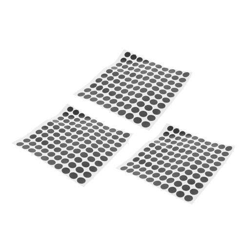 3 Sheets Billiard Billiards Spots Removable Colored Dot Stickers