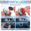2 Pcs Stick On Clock For Dashboard Decorations Car 9