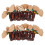 Nutshell Bracelets African Drum Bell Assorted Color 2pcs 10
