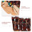 Nutshell Bracelets African Drum Bell Assorted Color 2pcs 8