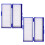 2 Pcs Freezer Food Storage Boxes With Lids Mailer Case 5