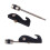 Adjustable Erhu Bow Hook 1 Set 2.8x0.33x0.26in 8