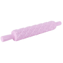 Herzförmiger Fondant-Roller Prägewerkzeug 36,5 cm lebensmittelechtes Kunststoff