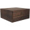 Compact Wooden Organizer Box Brown For Practical Home Storage 1