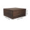Compact Wooden Organizer Box Brown For Practical Home Storage 2