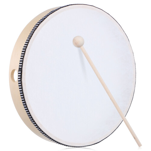 Music Classes Hand Drum Beige Color With Singing And 1 Set