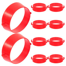 10 Pcs Safety Cone Accessories Emergency Cones Connector Red