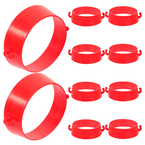 10 Pcs Safety Cone Accessories Emergency Cones Connector Red