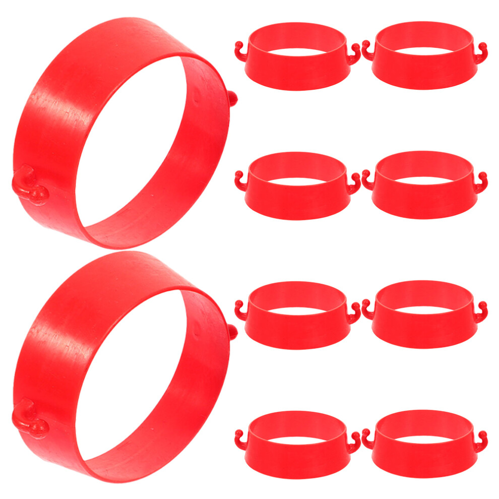 10 Pcs Safety Cone Accessories Emergency Cones Connector Red 3171083332962