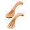 Kids Utensil Forks Spoons Yellow 1 Set Flat Handle 4