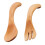 Kids Utensil Forks Spoons Yellow 1 Set Flat Handle 6