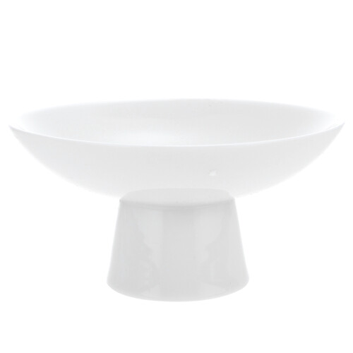 Ceramic Dessert Holder Cake Display Tray White 1set 2