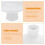 Ceramic Dessert Holder Cake Display Tray White 1set 11