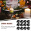 12pcs Baking Tools Iron Candle Spike Plates Candle Holder Fixing 5