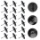 12pcs Baking Tools Iron Candle Spike Plates Candle Holder Fixing 3