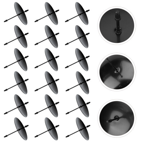12pcs Baking Tools Iron Candle Spike Plates Candle Holder Fixing 2
