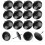 12pcs Baking Tools Iron Candle Spike Plates Candle Holder Fixing 4