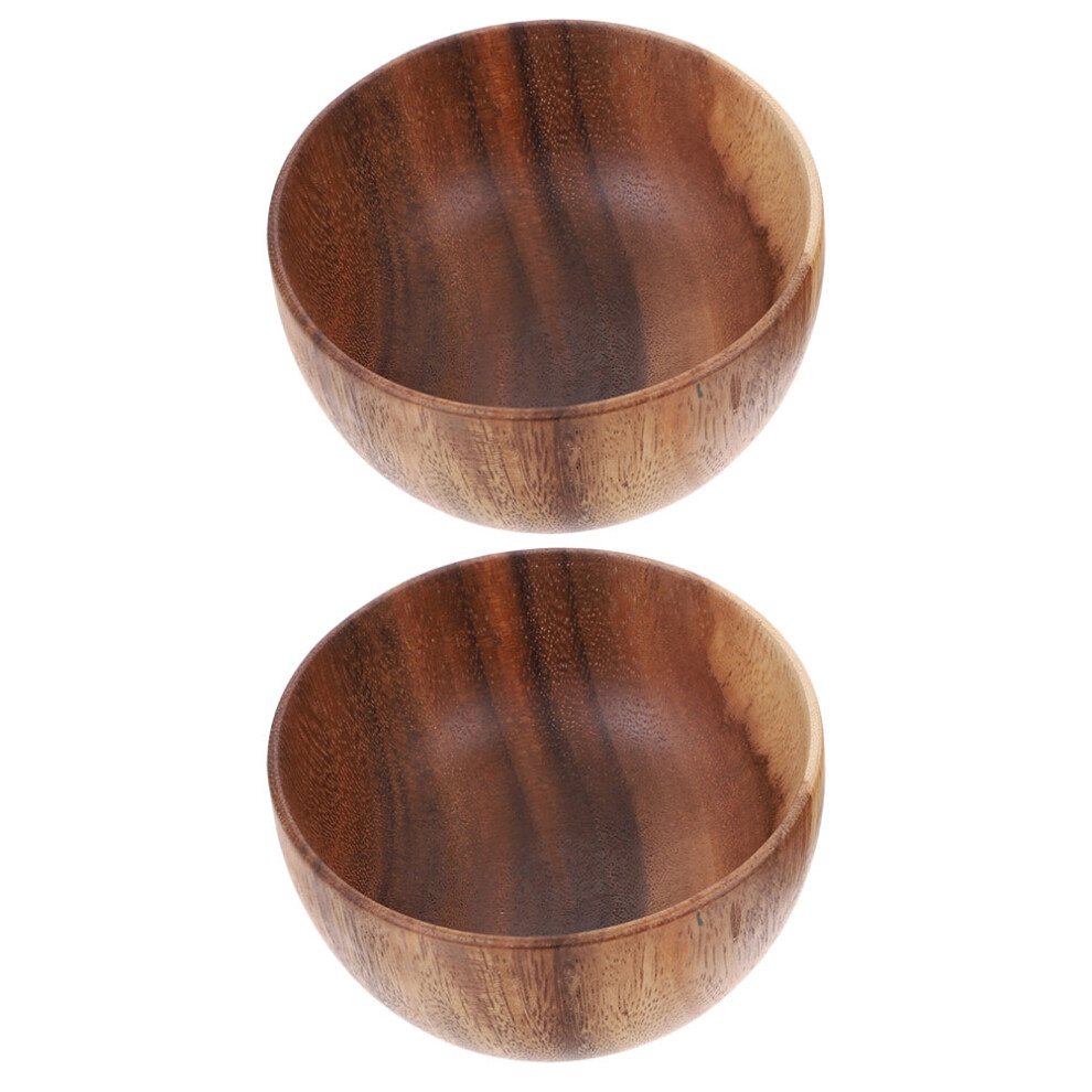 2 Pcs Salad Bowl Decor Restaurant Wooden Decorate Container Baby-image-OPC-PK8R7JG-NEW