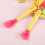 Mlins  4 Pcs Baby Silicone Cutlery Feeding Spoon Covered 9
