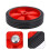 2St Flexibele Plastic Trolley Wielen Met Schokdemper Voor Compressor 9