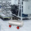 2St Flexibele Plastic Trolley Wielen Met Schokdemper Voor Compressor 10