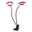 Plant Growth Lamp Black 1pack 19.3x3.3x0.4in 1