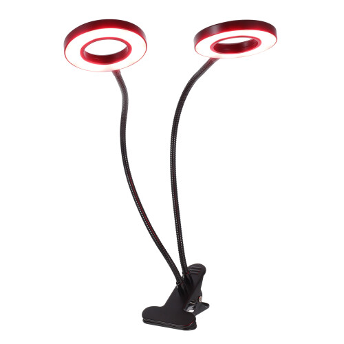 Plant Growth Lamp Black 1pack 19.3x3.3x0.4in