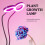 Plant Growth Lamp Black 1pack 19.3x3.3x0.4in 10