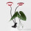 Plant Growth Lamp Black 1pack 19.3x3.3x0.4in 8