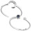2Stk Verstellbare Damenringe Silber Kupfer Offener Statement Ring 2