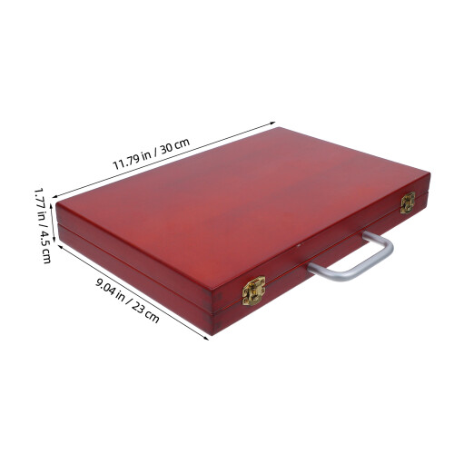 European Style Wooden Drawing Tool Box Spacious Interior For 1