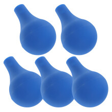 5pcs Silicone Bulb Caps For Graduated Pipette And Dropper Use