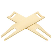 Golf Tool 2pcs Golden Iron For Golf Practice Compact