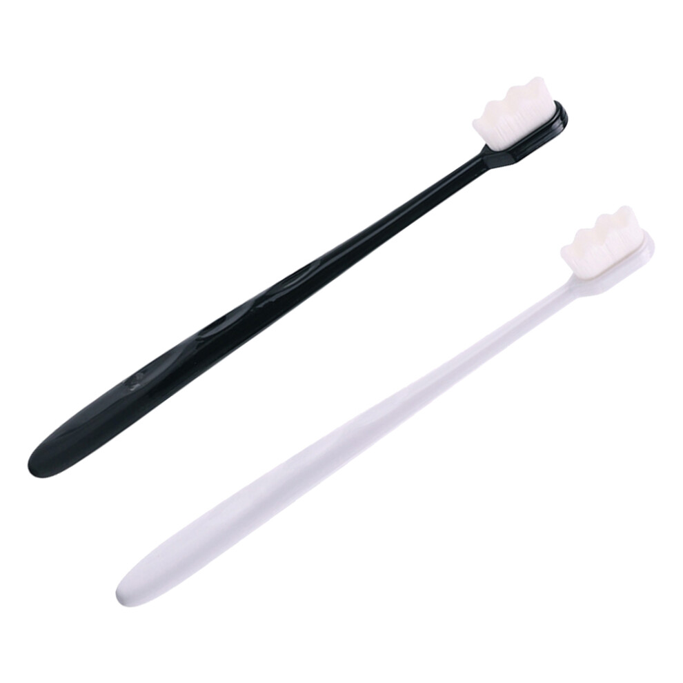 2 Pcs Home Toothbrush Soft Bristle Toothbrush 18.3*1cm-image-OPC-PK8R8XB-NEW