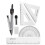 Drafting Compasses Compasses Set Assorted Color 1 Set 9