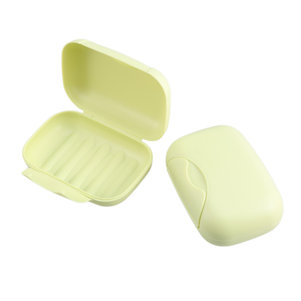 Sanitary Soap Dish Holder Traveling Green 1pack-image-OPC-PK8R95Z-NEW